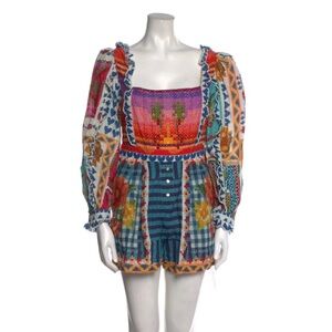 NEW- Summer Stitches Romper- FARM Rio - size M